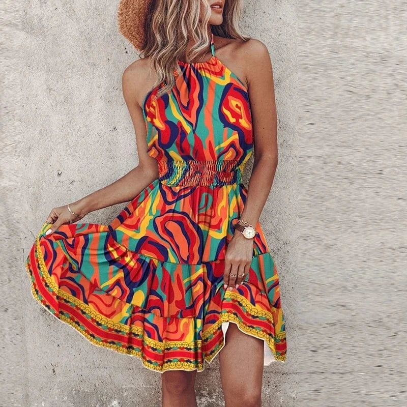 stylub Angela™ - Chic Halter Dress