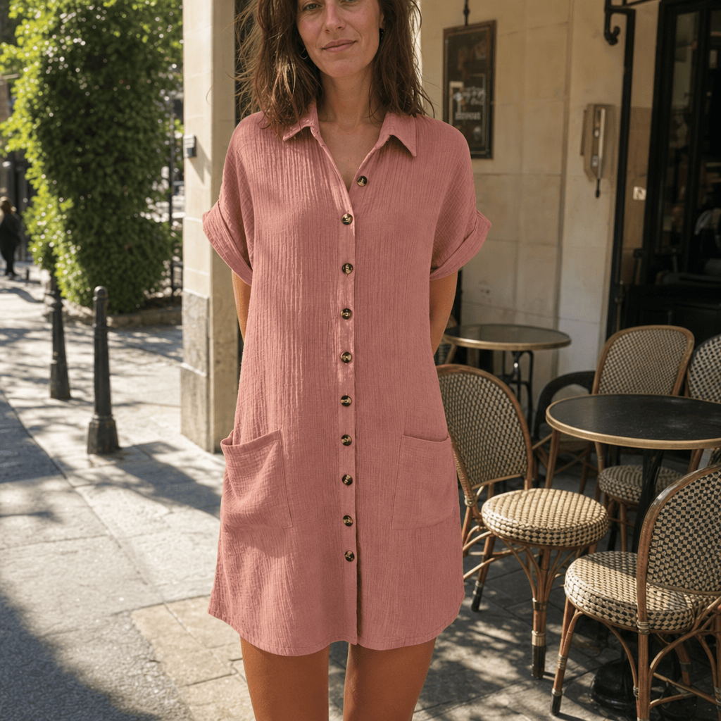 Stylub Button-Down Shirt Dress — Effortless Style From Brunch to 5 PM