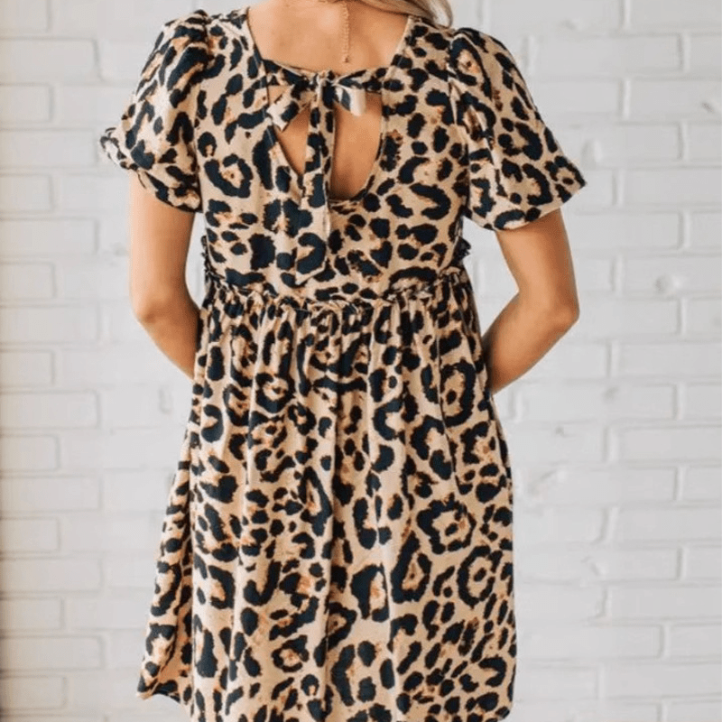 stylub Nala™ | Stylish Leopard Mini Dress