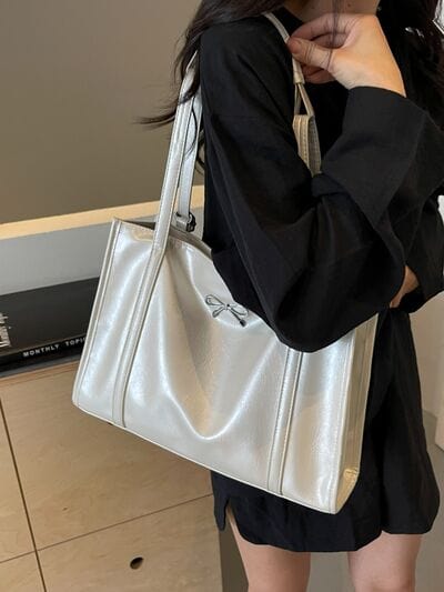 stylub PU Leather Bow Shoulder Bag