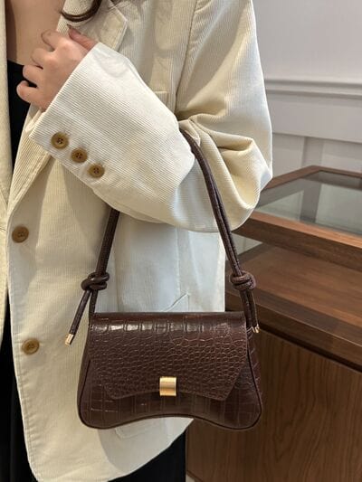 stylub PU Leather Texture Crossbody Bag