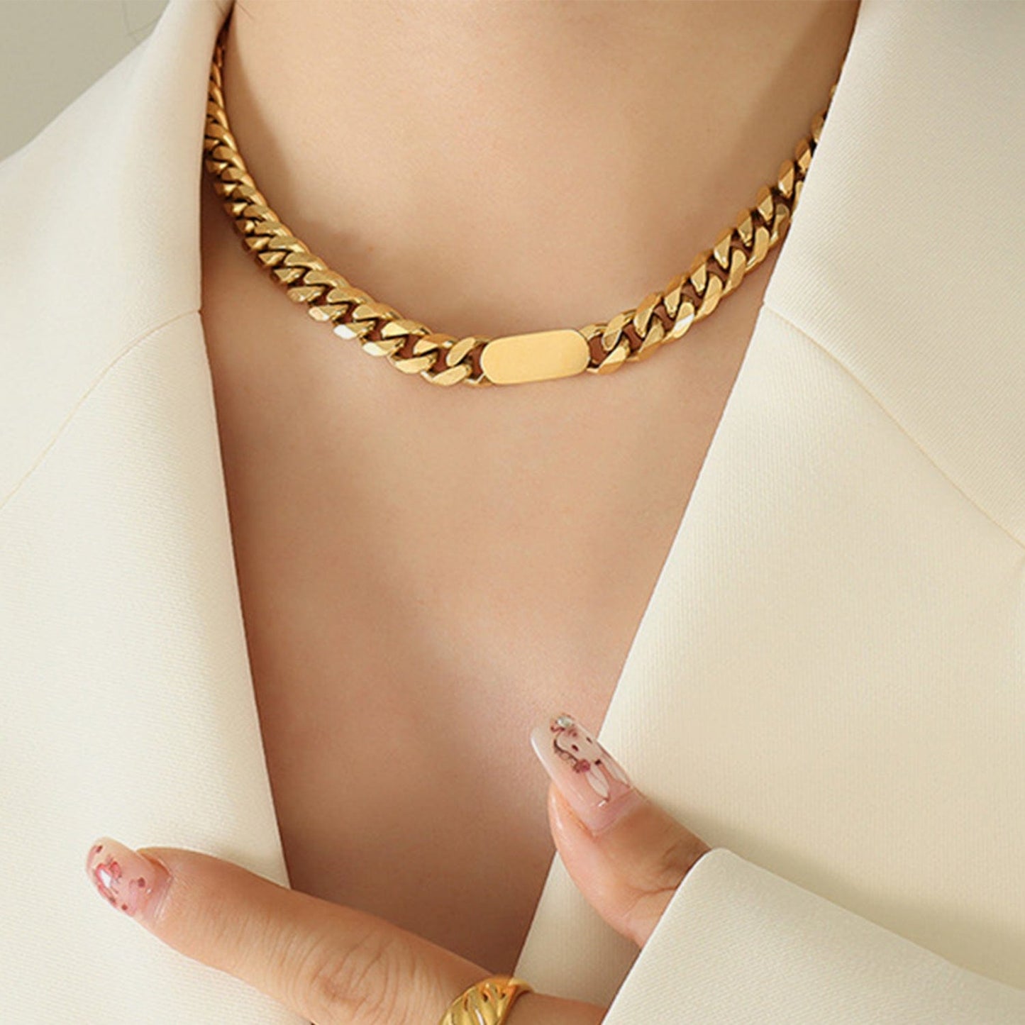 stylub 18K Gold-Plated Chain Necklace