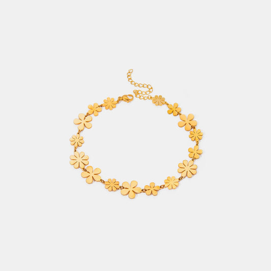 stylub 18K Gold-Plated Flower Bracelet