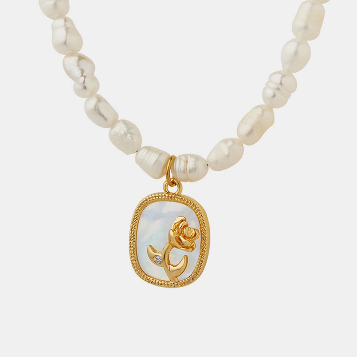 stylub 18K Gold-Plated Freshwater Pearl Necklace