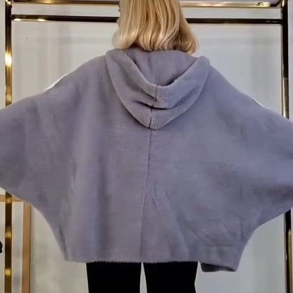 Stylub 50% Off Women's Cozy Warm Hooded Jacket with Striped Detail - 3-Day Sale