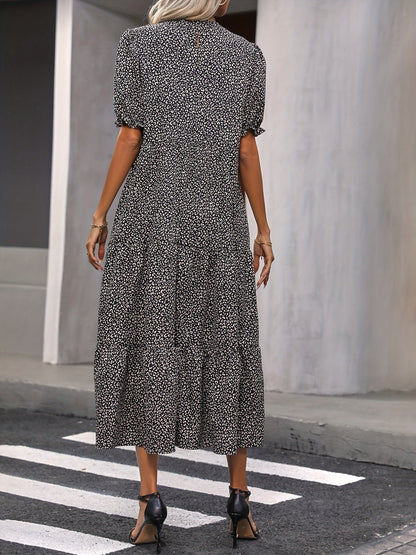 stylub Adelina™ - Tiered Puff Sleeve Dress