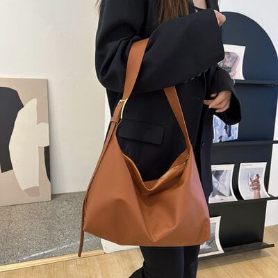 stylub Adjustable Strap PU Leather Handbag