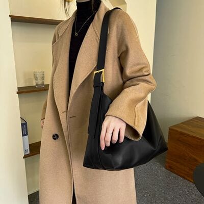 stylub Adjustable Strap PU Leather Handbag