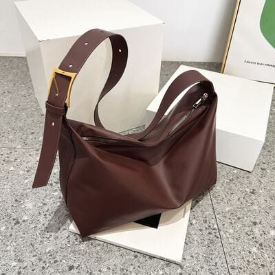 stylub Adjustable Strap PU Leather Handbag