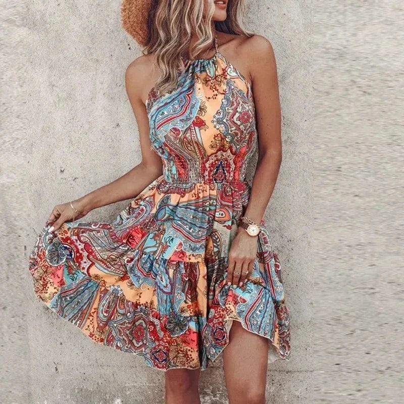 stylub Angela™ - Chic Halter Dress