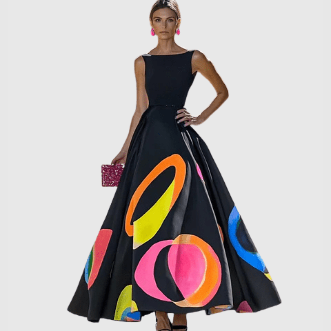 stylub Anya - Colorful Hollow Out Bodycon Maxi Dress