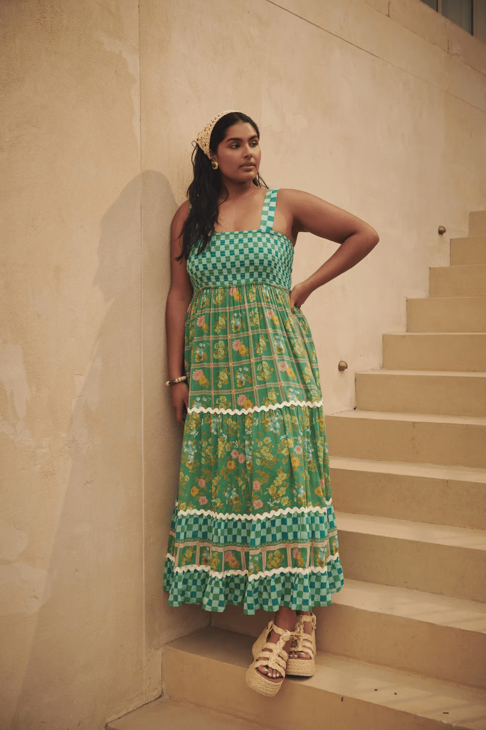 stylub Basil - Sunshine Dreams Boho Maxi Dress