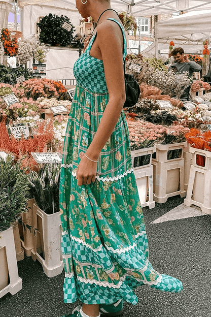 stylub Basil - Sunshine Dreams Boho Maxi Dress