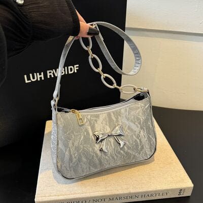 stylub Bow PU Leather Shoulder Bag