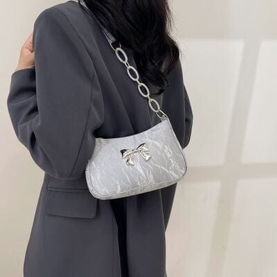 stylub Bow PU Leather Shoulder Bag