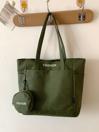 stylub Canvas Tote Bag with Pouch