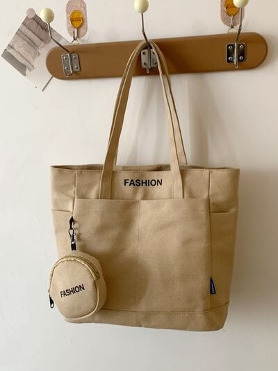 stylub Canvas Tote Bag with Pouch