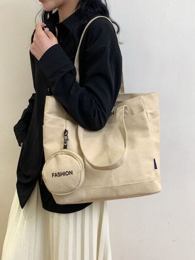 stylub Canvas Tote Bag with Pouch