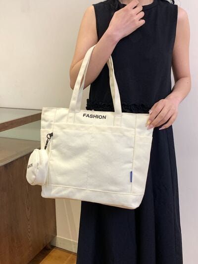 stylub Canvas Tote Bag with Pouch
