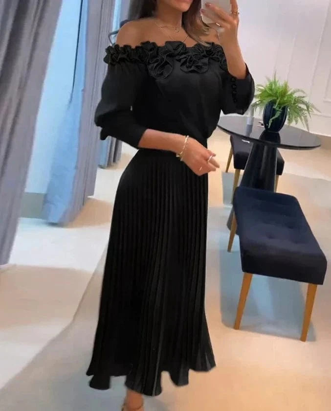 stylub Carina | Stunning Off-Shoulder Maxi Dress
