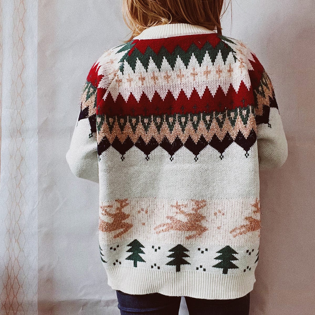 stylub Christmas Element Long Sleeve Sweater