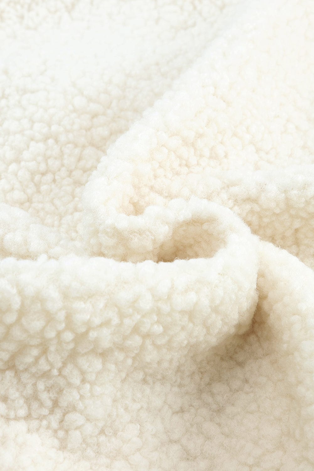 stylub Color Block Collared Neck Sherpa Jacket