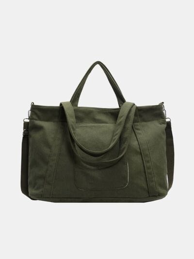 stylub Corduroy Solid Large Tote Bag
