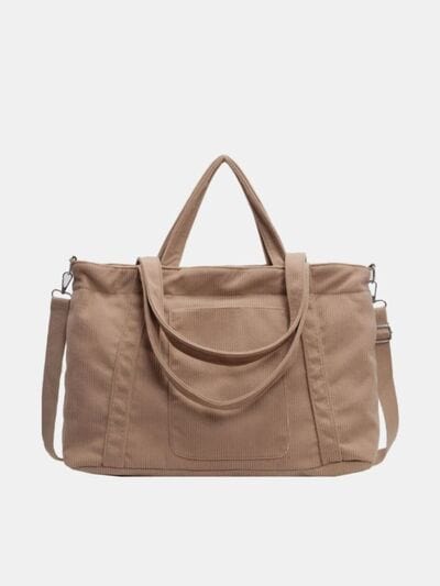 stylub Corduroy Solid Large Tote Bag