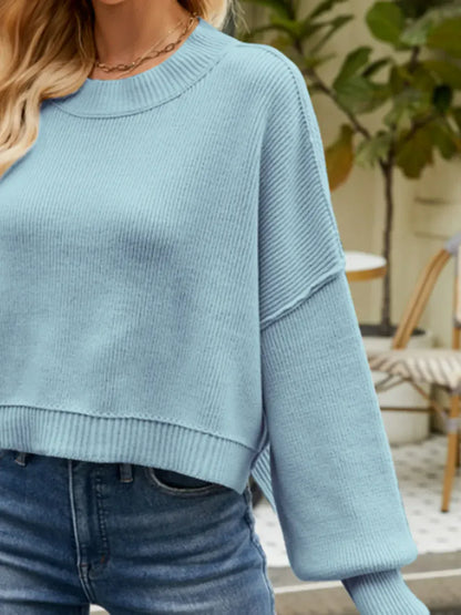 Stylub Cozy Lantern Sleeve Sweater