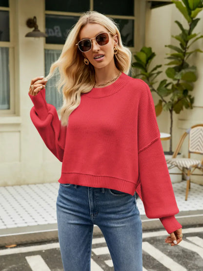 Stylub Cozy Lantern Sleeve Sweater