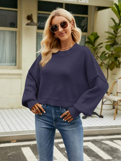 Stylub Cozy Lantern Sleeve Sweater