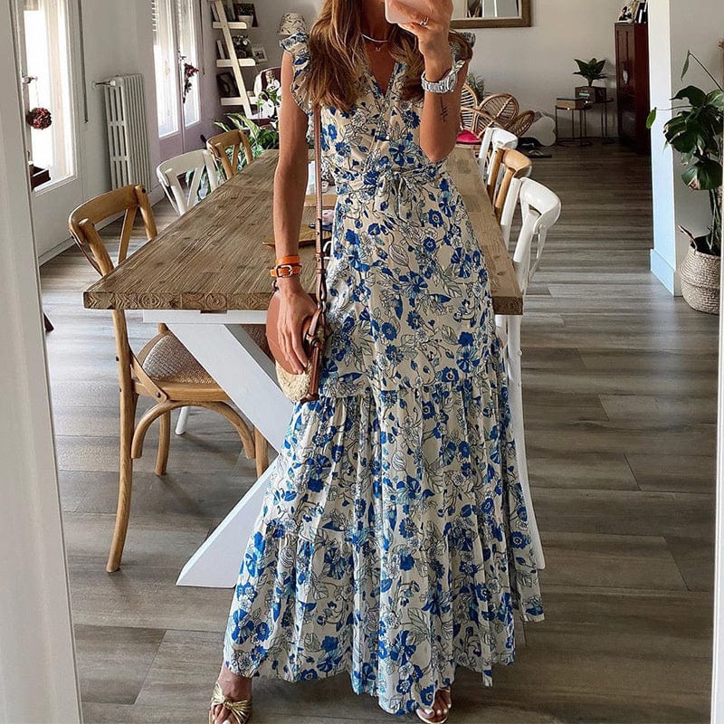 stylub Dahlia™ - Floral Maxi Dress