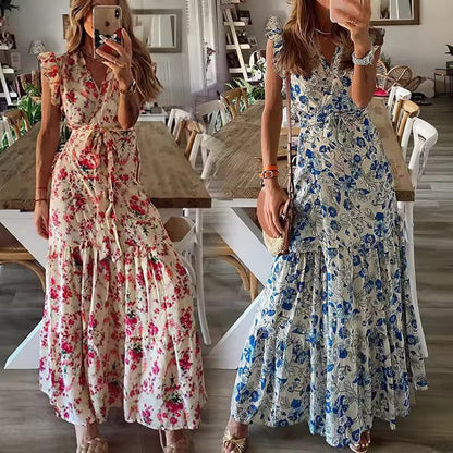 stylub Dahlia™ - Floral Maxi Dress