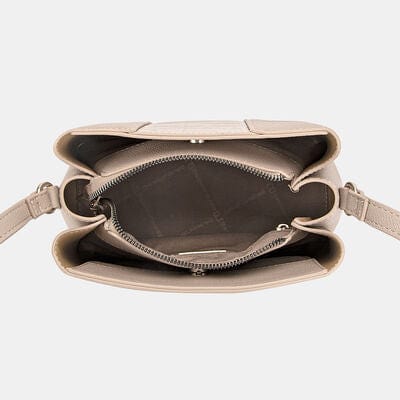 stylub David Jones PU Leather Crossbody Bag