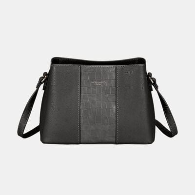 stylub David Jones PU Leather Crossbody Bag