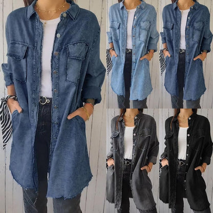stylub Deandra™ - Oversized Denim Shirt