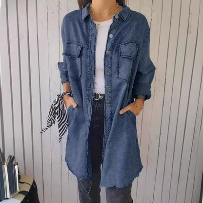stylub Deandra™ - Oversized Denim Shirt