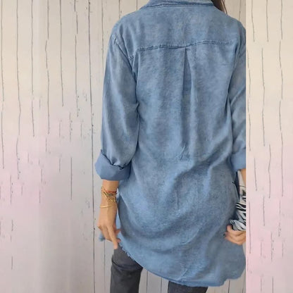 stylub Deandra™ - Oversized Denim Shirt