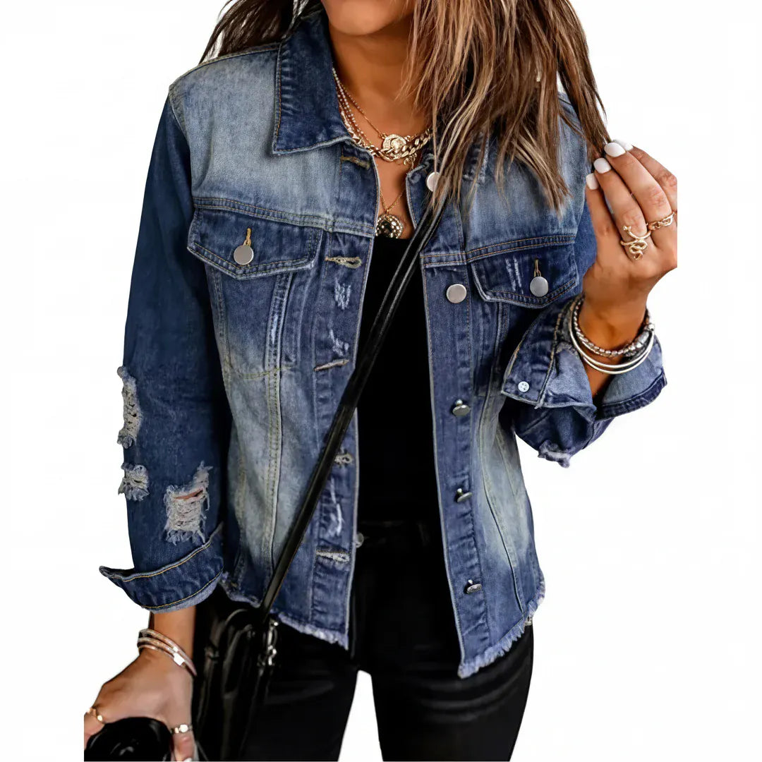 Stylub Distressed Denim Jacket — Vintage Cool You'll Reach for Every Day