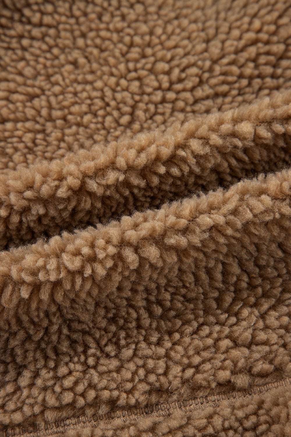 stylub Drawstring Fleece Zip Up Hooded Jacket