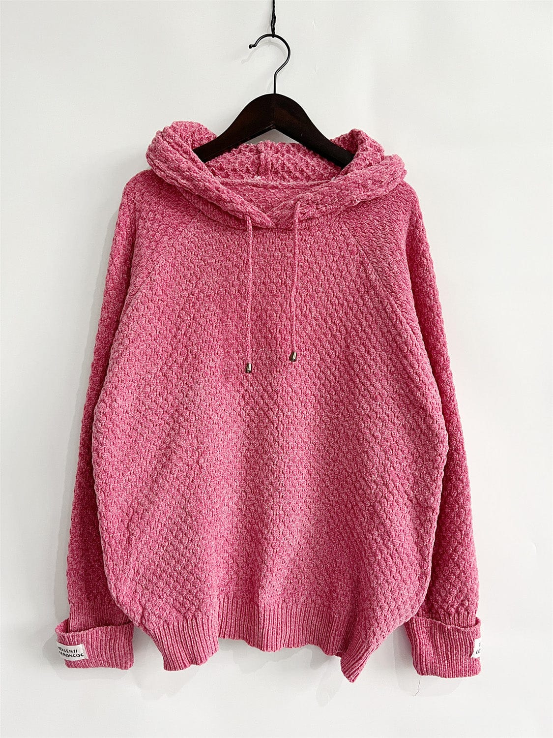 stylub Drawstring Long Sleeve  Hooded Sweater