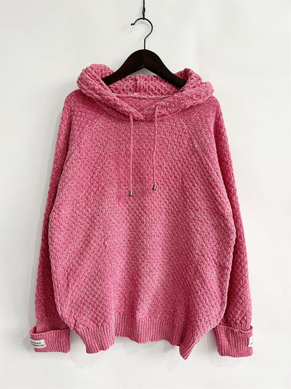 stylub Drawstring Long Sleeve  Hooded Sweater