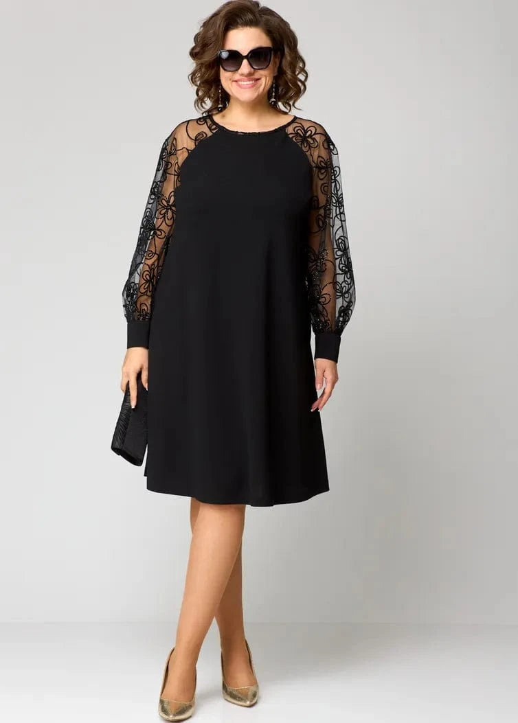 stylub Elara - Lace-Sleeve Dress