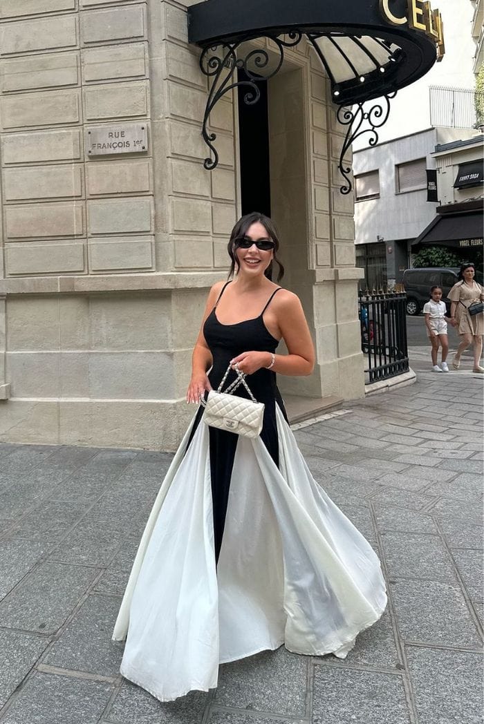 stylub Eliana | Paneled Maxi Dress