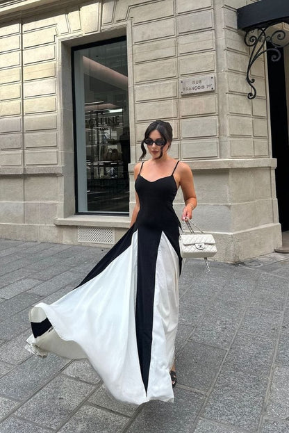 stylub Eliana | Paneled Maxi Dress