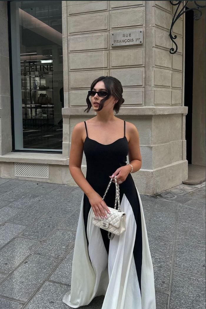 stylub Eliana | Paneled Maxi Dress