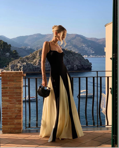 stylub Eliana | Paneled Maxi Dress