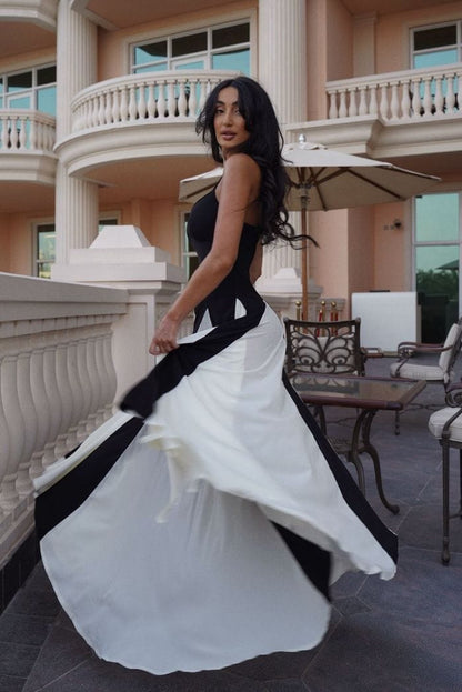 stylub Eliana | Paneled Maxi Dress