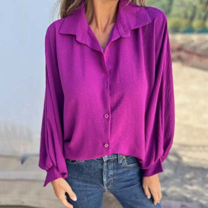 stylub Elysa™ - Elegant Button-Up Blouse