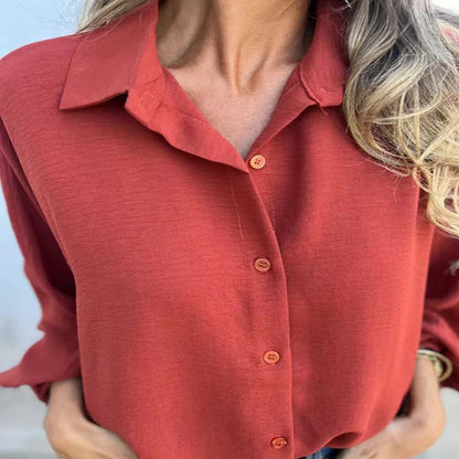 stylub Elysa™ - Elegant Button-Up Blouse